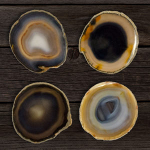 Natural Agate Coasters