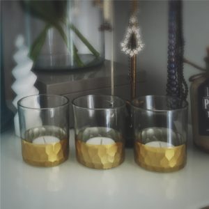 Gold Gilded Tea Light Holder