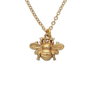 mirabelle gold bee necklace