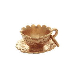 mirabelle gold cup and saucer pendant
